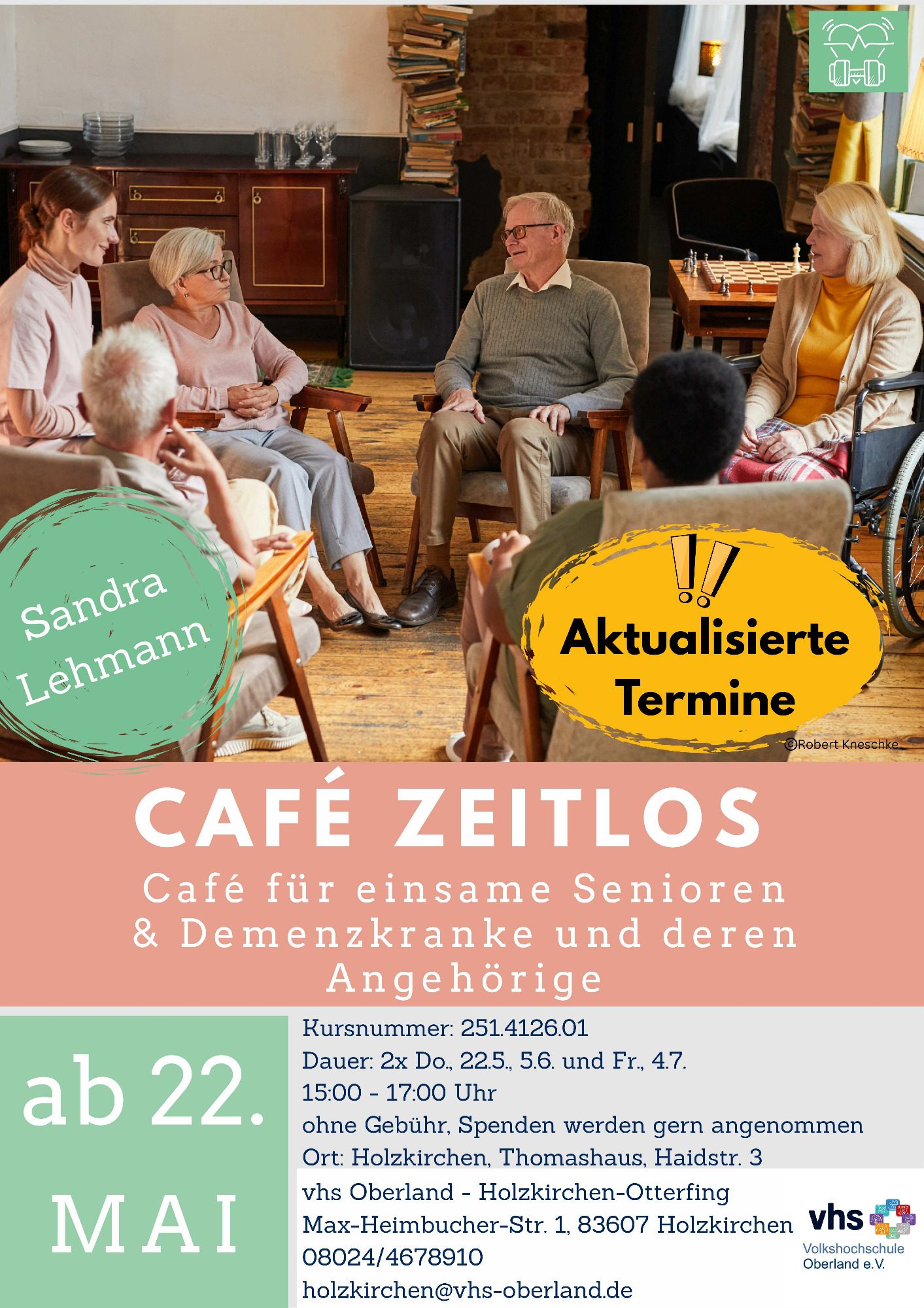 Achtung veränderte Zeiten: 05.06.25 und 04.07.25!